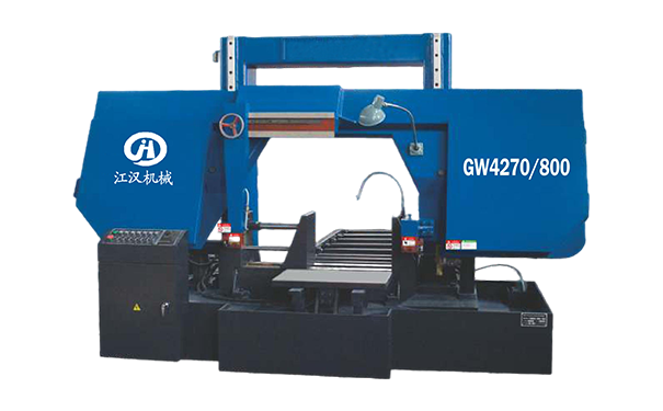 甘洛GW4270/800双柱龙门卧式带锯床